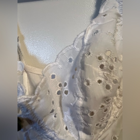 White eyelet bra corset top - Picture 11 of 17